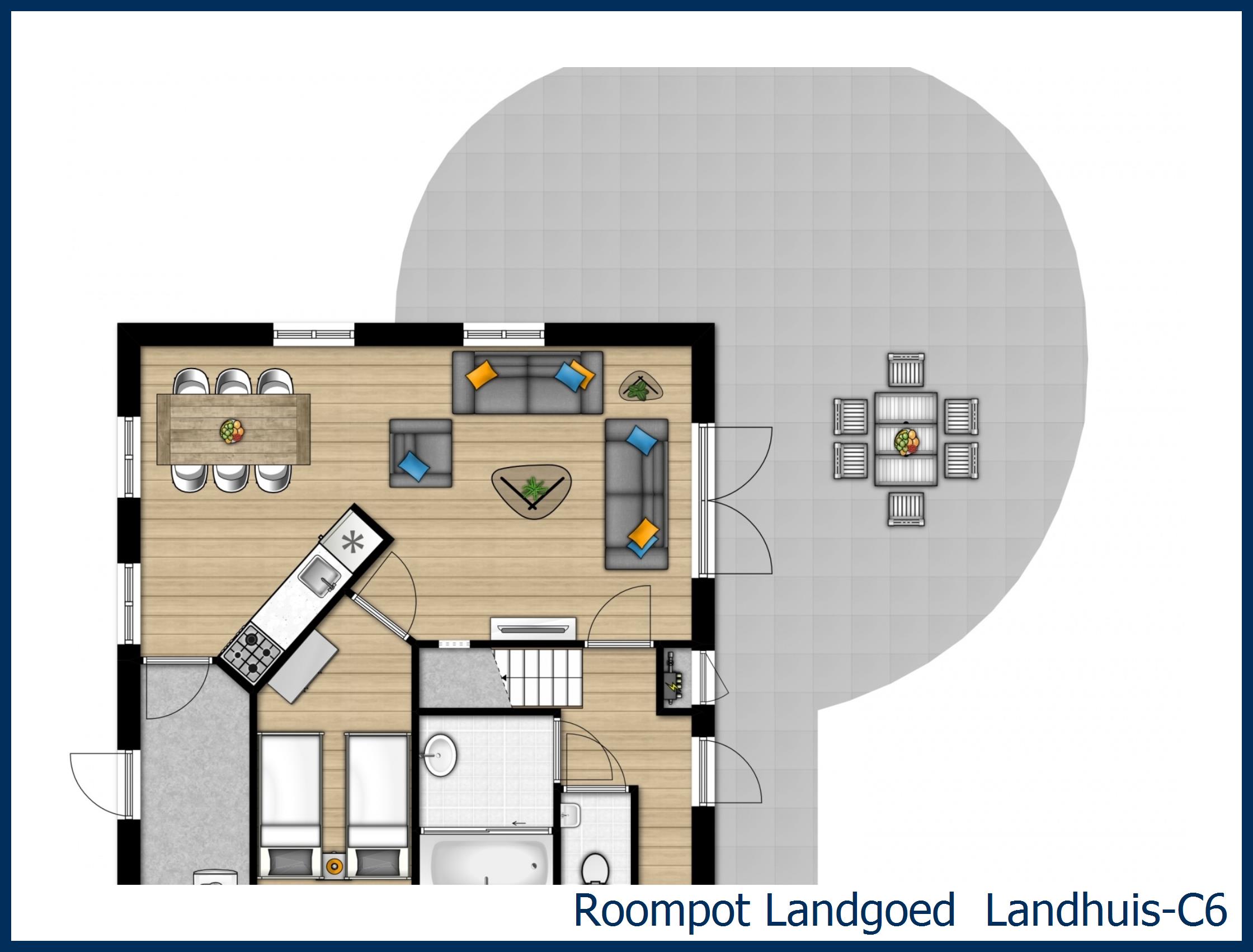 Bungalow Landhuis-C6 à 't Wildryck