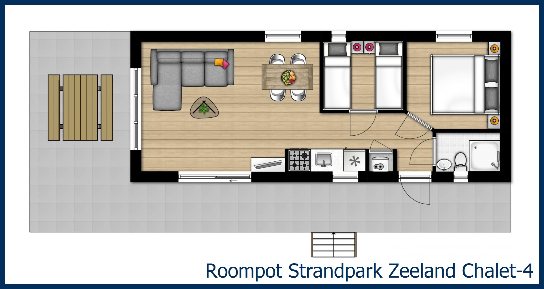 Chalet 4 à Strandpark Zeeland