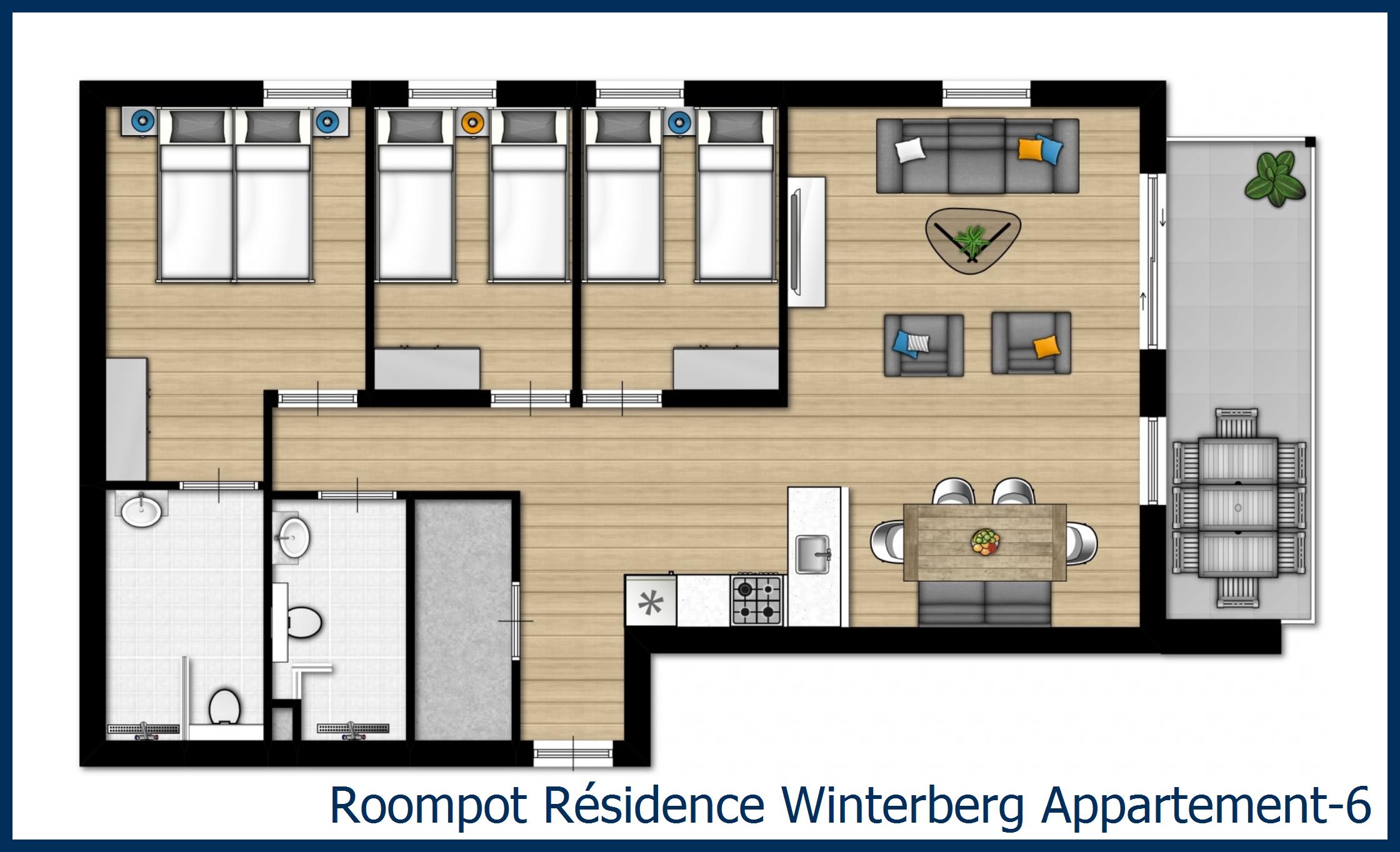 Appartement 6 à Résidence Winterberg