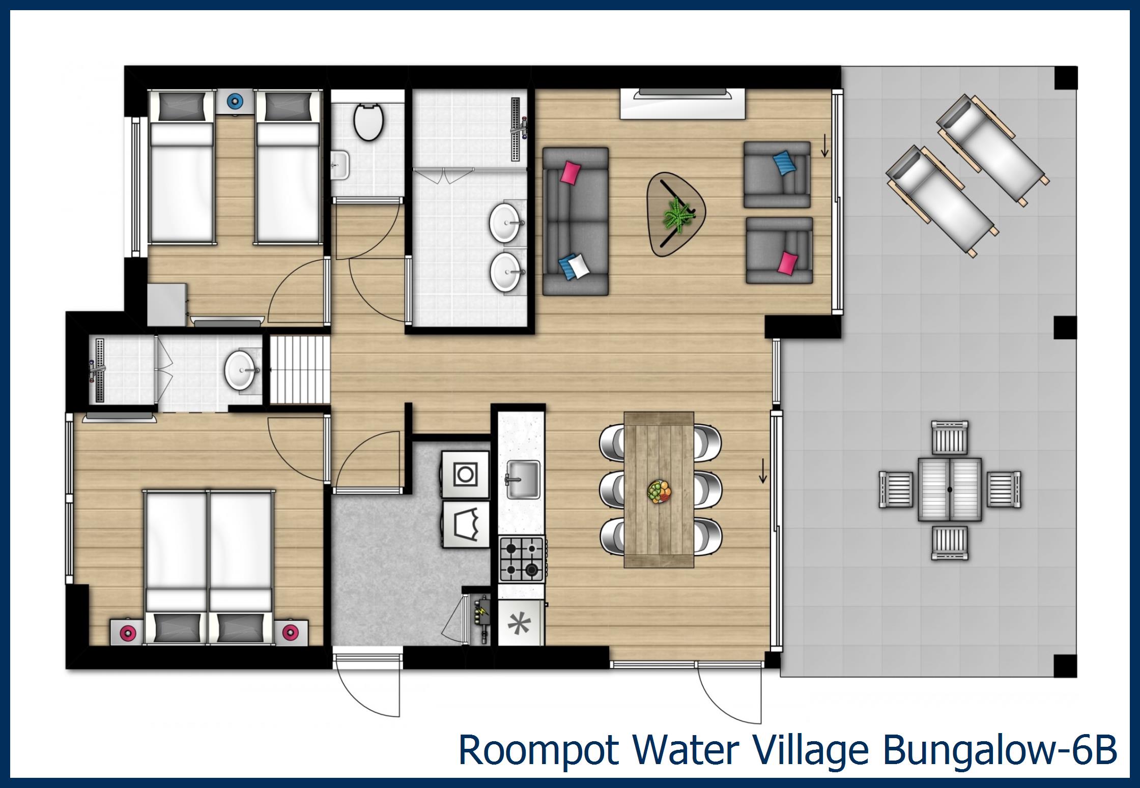 Bungalow 6B in Water Village