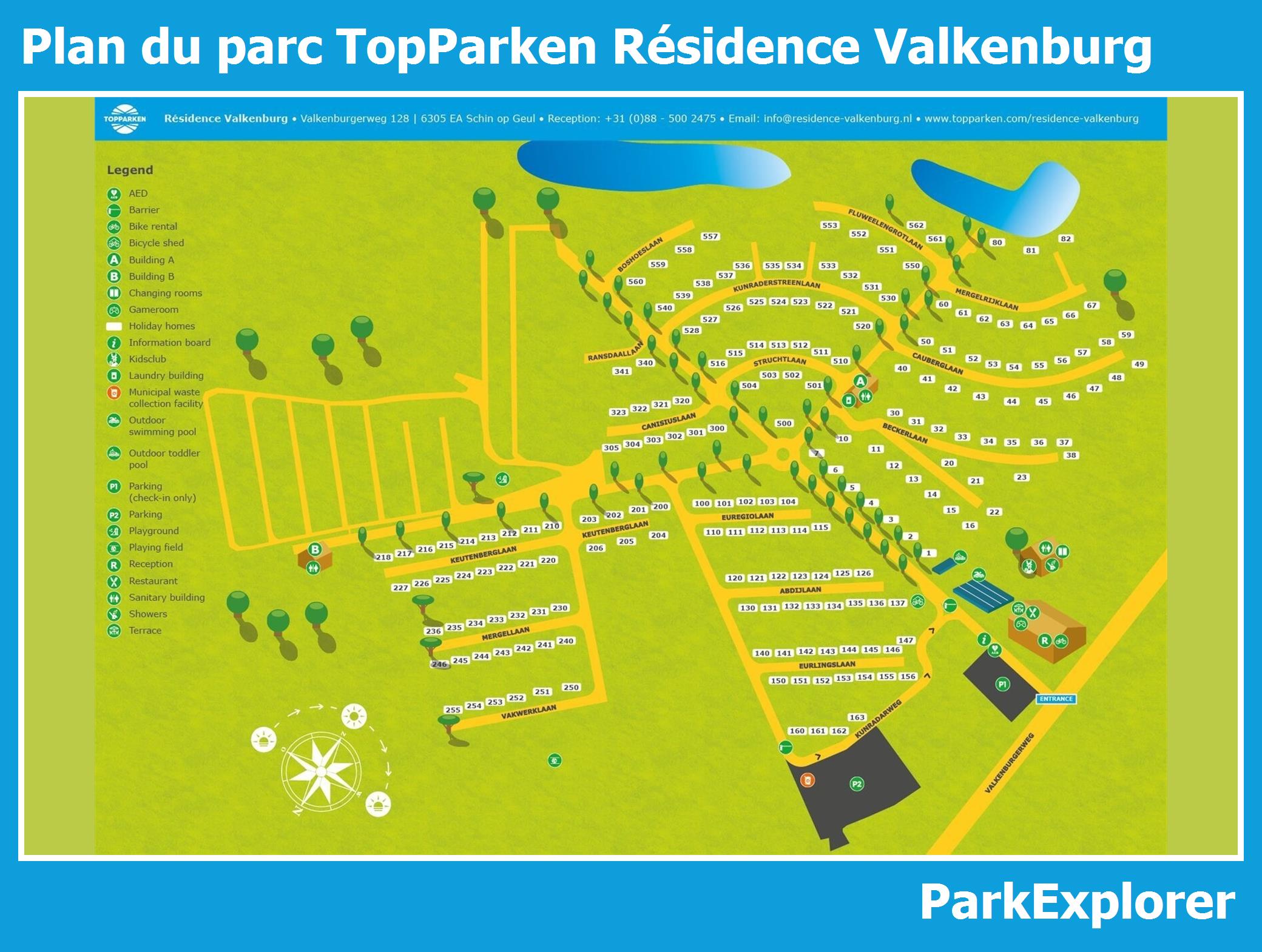 Plan TopParken Résidence Valkenburg